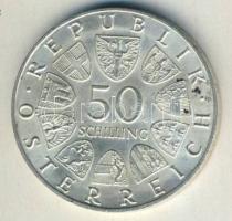 Ausztria 1969. 50Sch Ag "I. Maximilán császár" T:2+