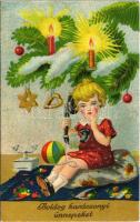 1935 Boldog karácsonyi ünnepeket / Christmas greeting (EK)