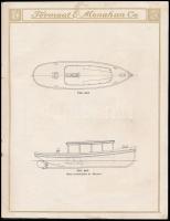 cca 1910-1920 Termaat & Monahan Motores Marinos. New York, Termaat & Monahan, 34+2 p. Termaa...