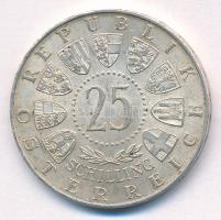 Ausztria 1956. 25Sch Ag "Wolfgang Amadeus Mozart születésének 200. évfordulója" T:XF patin...