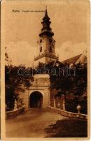 Nyitra, Nitra; Püspöki vár kapubejárata / bishop's castle, gate (EK)