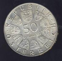 Ausztria 1965. 50Sch Ag "Bécsi Egyetem - 600 éves Rudolf, az Alapító" T:2+