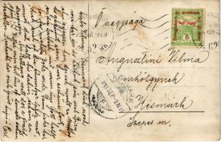 1915 Budapest (?), kirándulók a várnál. photo (EK)