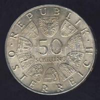 Ausztria 1965. 50Sch Ag "Bécsi Egyetem - 600 éves Rudolf, az Alapító" T:2