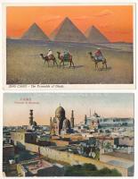 Cairo and Environs - 18 pre-1945 postcards in their case