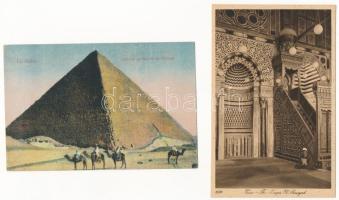 Cairo and Environs - 18 pre-1945 postcards in their case