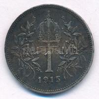 Ausztria 1915. 1K Ag "Ferenc József" T:XF patina 
Austria 1915. 1 Corona Ag "Franz J...