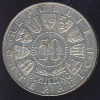 Ausztria 1963. 50Sch Ag "Tirol 600 éve Ausztriáé" T:1-