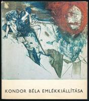 Kondor Béla kiállítási katalógusai, 2 db: Kondor Béla emlékkiállítása. Tihanyi Múzeum, 1973, Veszprém Megyei Múzeumi Igazgatóság. Papírkötés, laza kötéssel.  1988 Hommage a Kondor 1931-1972. Kiállítási katalógus. Bp., Vigadó Galéria, belépőjeggyel, reprodukciókkal, 10 sztl. lev. ;