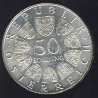 Ausztria 1967. 50Sch Ag "100 éves a Kék Duna keringő" T:2+