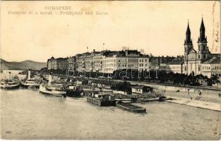 1912 Budapest V. Petőfi tér és korzó (fl)
