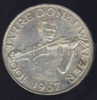 Ausztria 1967. 50Sch Ag "100 éves a Kék Duna keringő" T:2+
