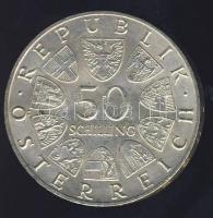 Ausztria 1967. 50Sch Ag "100 éves a Kék Duna keringő" T:2+