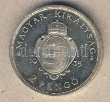 1935. 2P Ag "Pázmány" T:exPP Csak 2018db! R!