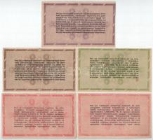 1946. 10.000AP sorszámos változat + 50.000AP + 100.000AP + 1.000.000AP (2x) sorszámos változat, ford...