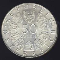 Ausztria 1970. 50Sch Ag "Karl Renner" T:2+