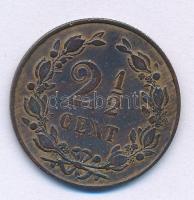 Hollandia 1898. 2 1/2c III. Vilmos / Vilma T:VF Netherlands 1898. 2 1/2 Cent Willem III / Wilhelmina C:VF Krause KM#108