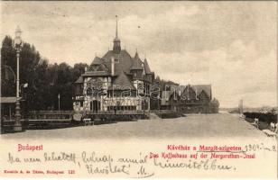 1904 Budapest XIII. Margitsziget, Kávéház. KOmlós A. és társa (EK)