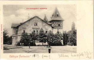 1904 Hatvan, Cukorgyári kastély. Hoffmann M.L. kiadása