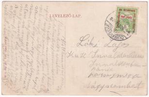 1915 Dunavecse, Fő utca. W.L. Bp. 052. 1911-15. (ázott / wet damage)