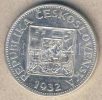 Csehszlovákia 1932. 10K Ag T:2 apró ph.