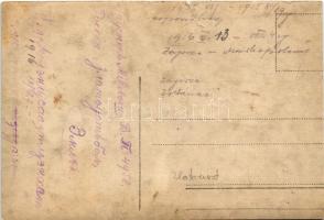 1916 Zlatoust (?), első világháborús katonák gyár építése közben / WWI military construction of a fa...