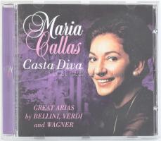Maria Callas - Casta Diva. Bellini, Wagner és Verdi művekkel. CD, Prism Leisure PLATCD 930, Anglia/UK, 2003