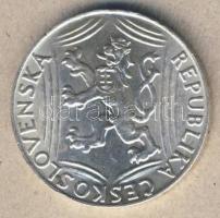 Csehszlovákia 1948. 100K Ag "Függetlenség" T:2