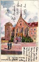 1906 K.u.K. Theresianische Militär-Akademie in Wiener Neustadt. Verlag von Anton Folk. Druck von Ernst Hedrich Nachf. / Austro-Hungarian Military Academy s: C. Damianos (EM)