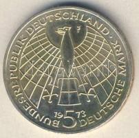 NSZK 1973. 5M Ag "Kopernikusz" T:1