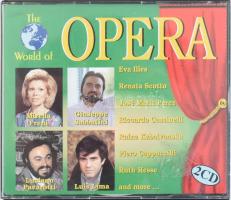 The World of Opera. Mirella Freni - Giuseppe Sabbatini - Luciano Pavarotti - Luis Lima and more.. 2xCD, ZYX 121014-2, 1996. Sérült, törött borítóval.