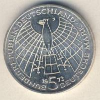 NSZK 1973. 5M Ag "Kopernikusz" T:1