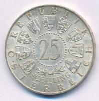 Ausztria 1956. 25Sch Ag "Wolfgang Amadeus Mozart születésének 200. évfordulója" T:XF kis p...