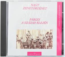 Párizs a század elején - Nagy zenetörténet. CD, Hungaroton, BRSB 0094, Magyarország, 1997. Respighi, Varése, Manuel de Falla.