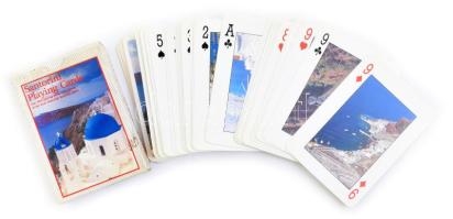 Santorini Playing Cards, franciakártya pakli, komplett