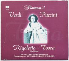 Platinum 2 - Verdi - Rigoletto, Puccini - Tosca. Highlights.2xCD, Classic Art CC200.011, 2000