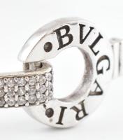 Ezüst(Ag) karperec Bulgari jelzéssel, 6×5 cm, bruttó: 10 g