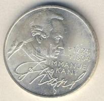 NSZK 1974. 5M Ag "Kant" T:1