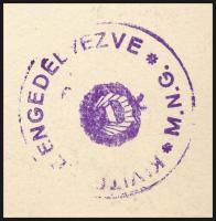 Zombory Moldován Béla (1885-1967): Tatai táj. Rézkarc, papír, jelzett, lap széle kissé foltos, 14,5×...