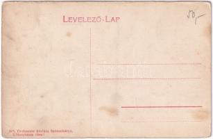 Selmecbánya, Schemnitz, Banská Stiavnica; Zsigmond utca, templom. Grohmann kiadása / street, church ...