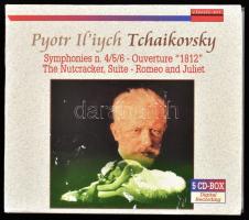 Pyotr Iliych Tchaikovsky. Symphonies n. 4/5/6 - Overture 1812 - The Nutcracker - Suite - Romeo and Juliet. 5xCD, Classic Art CA 177-178-179-180-181, 1999.