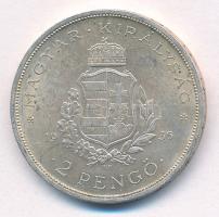 1936. 2P Ag "Liszt" T:AU,XF patina Adamo P7.3