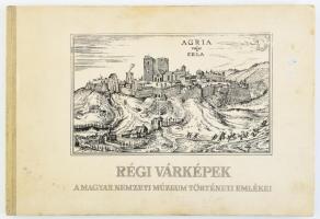 Rózsa György: Régi várképek. Bp., 1955., Magyar Nemzeti Múzeum - Történeti Múzeuma, 14+(4) p. + XXI t. Kiadói haránt-alakú félvászon-kötés, kopott, foltos borítóval, helyenként kissé foltos lapokkal. Megjelent 1000 példányban.