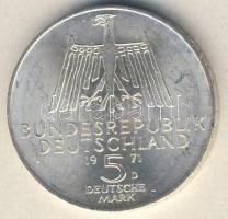 NSZK 1971. 5M Ag "Dürer" T:1-