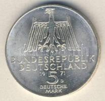 NSZK 1971. 5M Ag "Dürer" T:1-