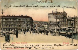 1905 Fiume, Rijeka; Molo Piazza Adamich (EK)