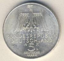 NSZK 1971. 5M Ag "Dürer" T:1-