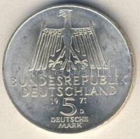 NSZK 1971. 5M Ag "Dürer" T:1-