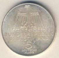 NSZK 1971. 5M Ag "Dürer" T:1-