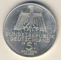 NSZK 1971. 5M Ag "Dürer" T:2+